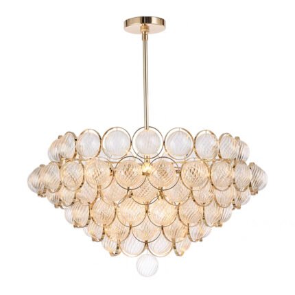 Nordic Modern Luxury Simple LED Glass Pendant Light for Home
