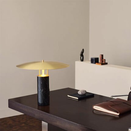Marble design modern LED table lamp for hotel