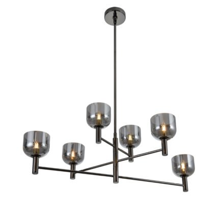 Nordic simple home living room glass chandelier