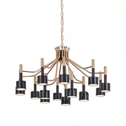 12 black and gold living room decorative chandelier