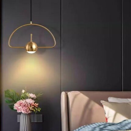 Nordic minimalist iron decorative pendant light 2