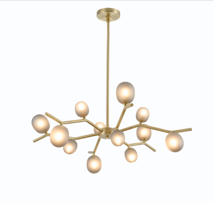 Home Living Room Dining Room Decoration LED Glass Chandelier