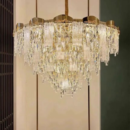 Amercian Luxury Home Decorative Crystal Chandelier Pendant Light