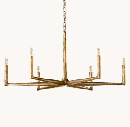 6 heads all copper gold high quality modern dining room decorative pendant light