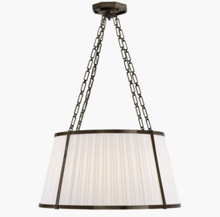 Fabric black modern minimalist living room chandelier model 2