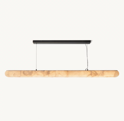 60" long modern marble kitchen hotel chandelier